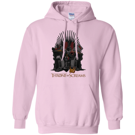 Sweatshirts Light Pink / Small Throne Of Screams Pullover Hoodie