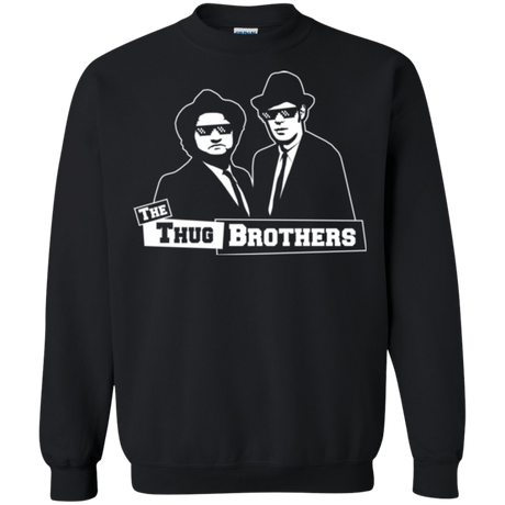 Sweatshirts Black / Small Thug Brothers Crewneck Sweatshirt