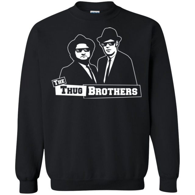 Sweatshirts Black / Small Thug Brothers Crewneck Sweatshirt