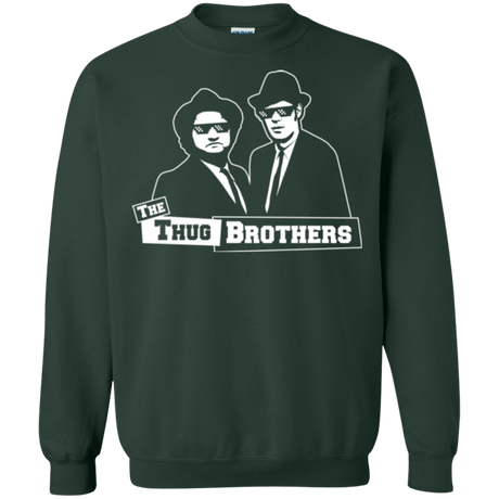 Sweatshirts Forest Green / Small Thug Brothers Crewneck Sweatshirt