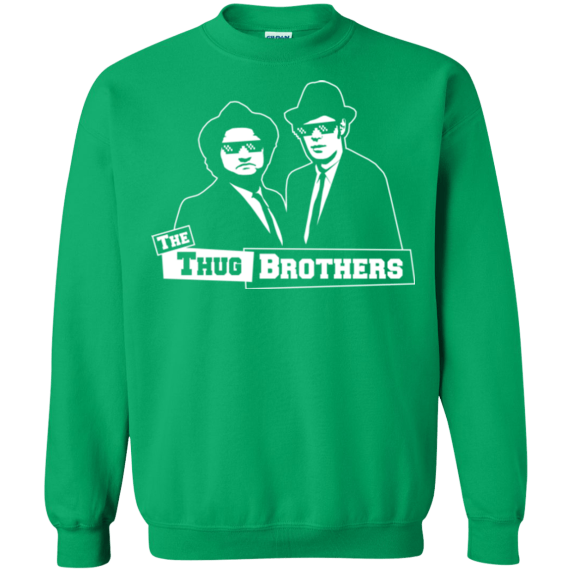 Sweatshirts Irish Green / Small Thug Brothers Crewneck Sweatshirt