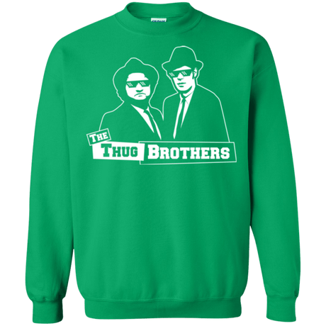 Sweatshirts Irish Green / Small Thug Brothers Crewneck Sweatshirt