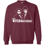 Sweatshirts Maroon / Small Thug Brothers Crewneck Sweatshirt