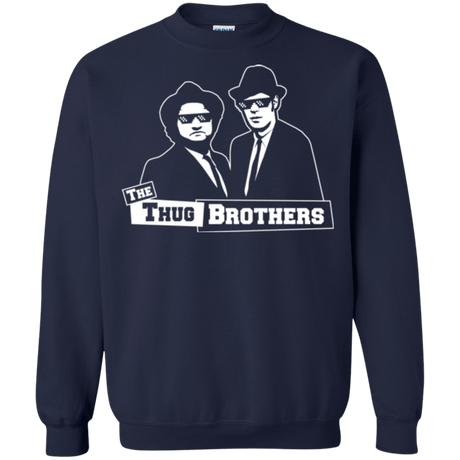 Sweatshirts Navy / Small Thug Brothers Crewneck Sweatshirt