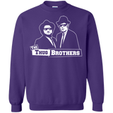Sweatshirts Purple / Small Thug Brothers Crewneck Sweatshirt