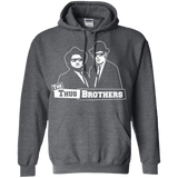 Sweatshirts Dark Heather / Small Thug Brothers Pullover Hoodie