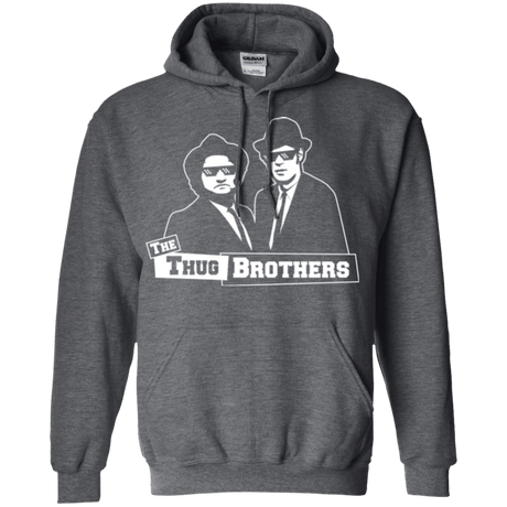 Sweatshirts Dark Heather / Small Thug Brothers Pullover Hoodie