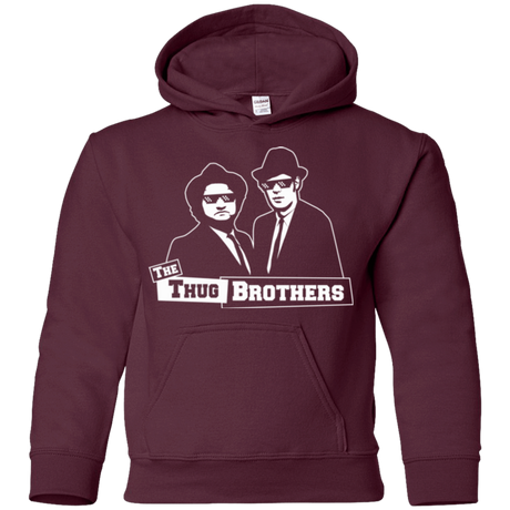 Sweatshirts Maroon / YS Thug Brothers Youth Hoodie