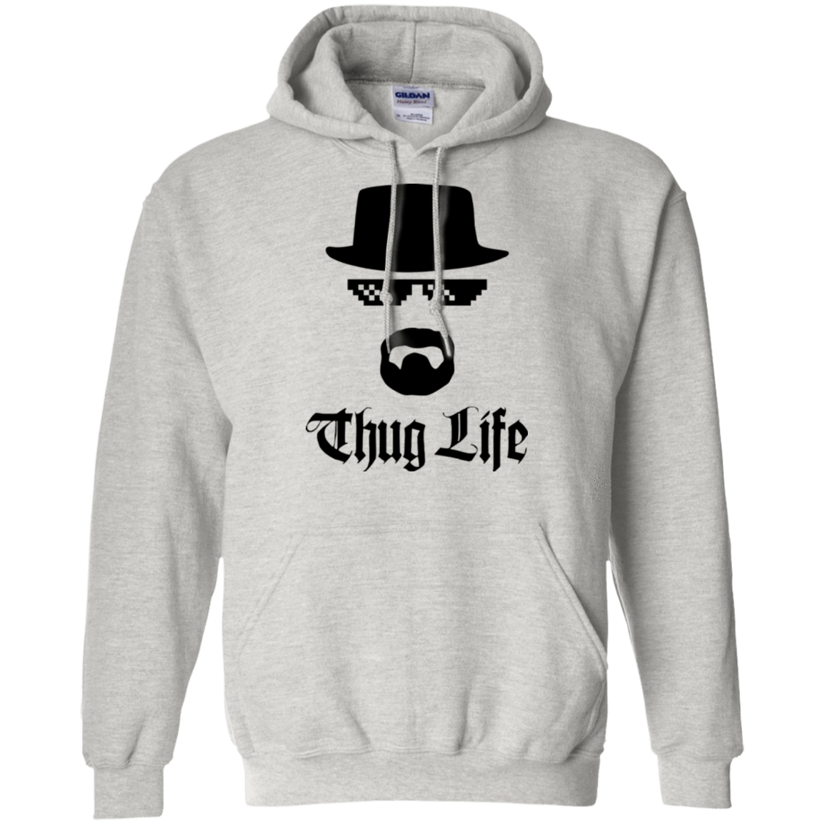 Sweatshirts Ash / Small Thug Life Pullover Hoodie