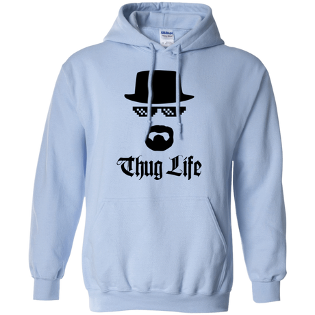 Sweatshirts Light Blue / Small Thug Life Pullover Hoodie