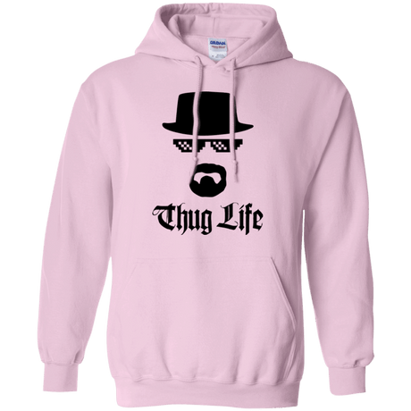 Sweatshirts Light Pink / Small Thug Life Pullover Hoodie