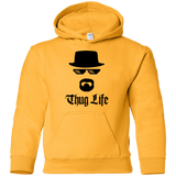 Sweatshirts Gold / YS Thug Life Youth Hoodie