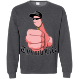 Sweatshirts Dark Heather / Small Thumb Life Crewneck Sweatshirt