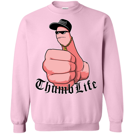 Sweatshirts Light Pink / Small Thumb Life Crewneck Sweatshirt