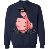 Sweatshirts Navy / Small Thumb Life Crewneck Sweatshirt