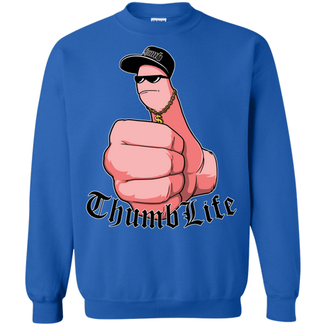 Sweatshirts Royal / Small Thumb Life Crewneck Sweatshirt
