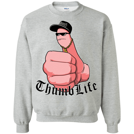 Sweatshirts Sport Grey / Small Thumb Life Crewneck Sweatshirt