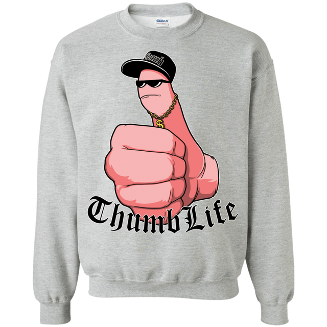 Sweatshirts Sport Grey / Small Thumb Life Crewneck Sweatshirt