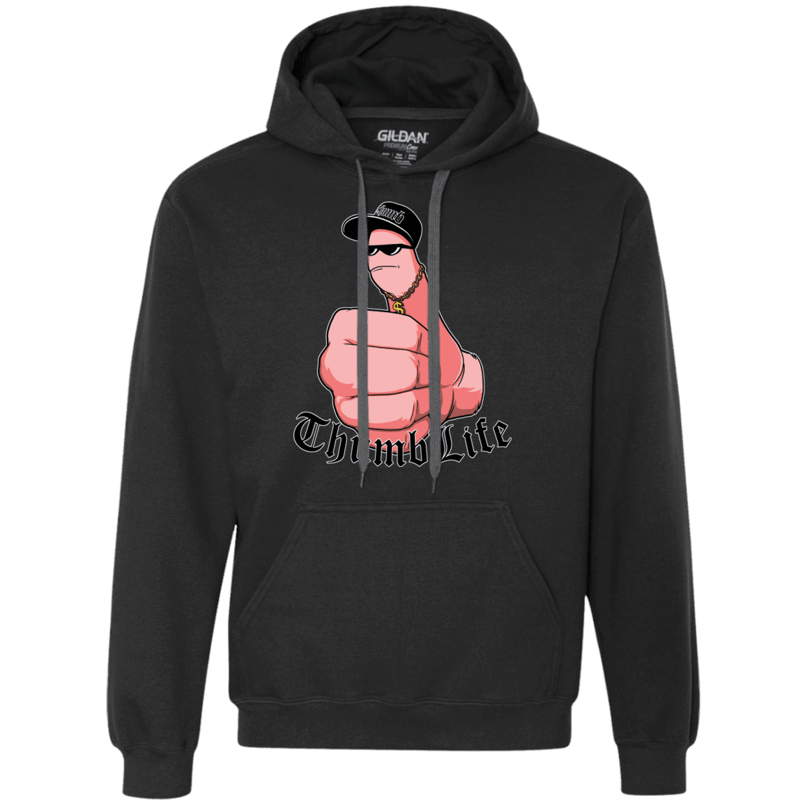 Sweatshirts Black / Small Thumb Life Premium Fleece Hoodie