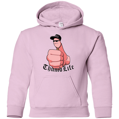 Sweatshirts Light Pink / YS Thumb Life Youth Hoodie