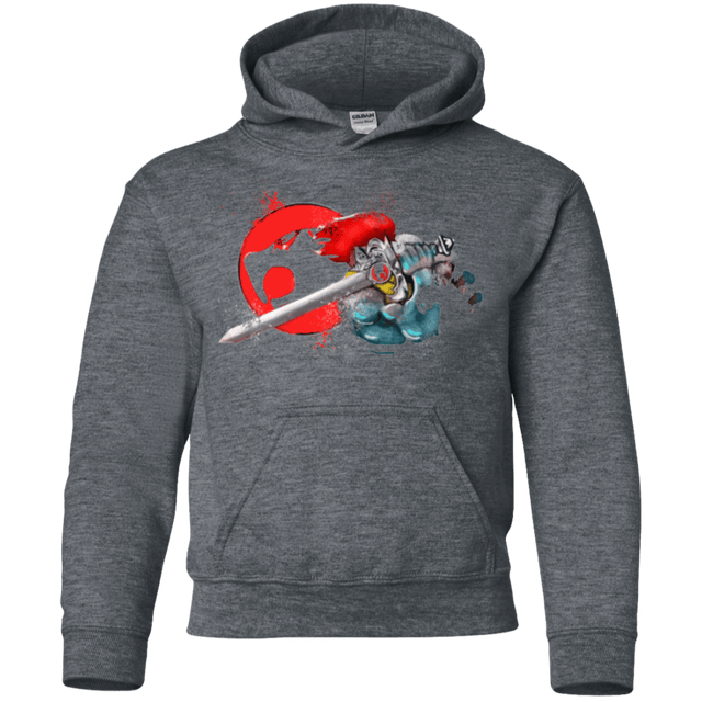 Sweatshirts Dark Heather / YS Thunder-hoooo Youth Hoodie