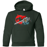Sweatshirts Forest Green / YS Thunder-hoooo Youth Hoodie