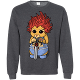 Sweatshirts Dark Heather / S Thunder Kitty Crewneck Sweatshirt