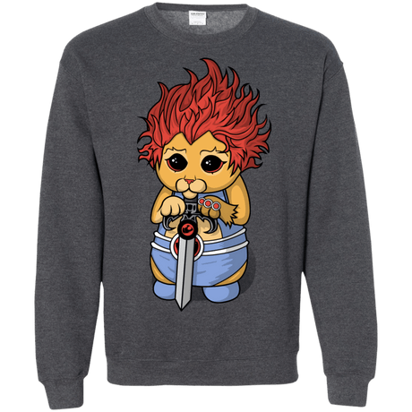 Sweatshirts Dark Heather / S Thunder Kitty Crewneck Sweatshirt