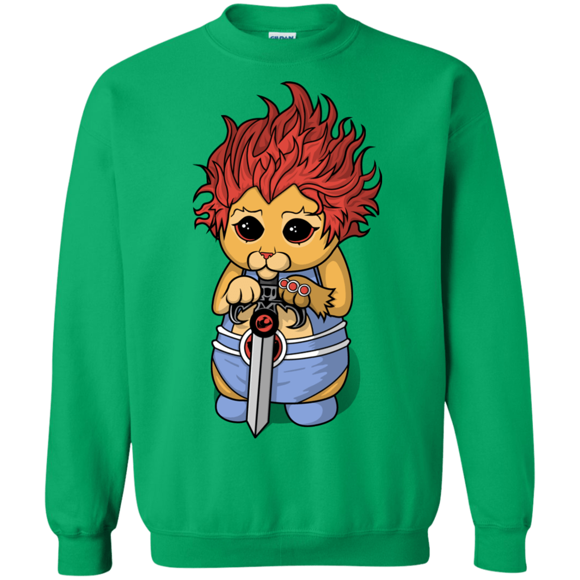 Sweatshirts Irish Green / S Thunder Kitty Crewneck Sweatshirt