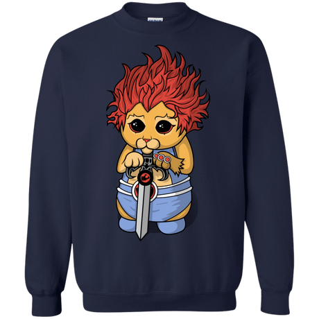 Sweatshirts Navy / S Thunder Kitty Crewneck Sweatshirt