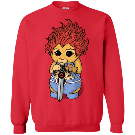 Sweatshirts Red / S Thunder Kitty Crewneck Sweatshirt