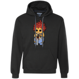 Sweatshirts Black / S Thunder Kitty Premium Fleece Hoodie