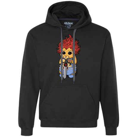 Sweatshirts Black / S Thunder Kitty Premium Fleece Hoodie