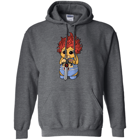 Sweatshirts Dark Heather / S Thunder Kitty Pullover Hoodie