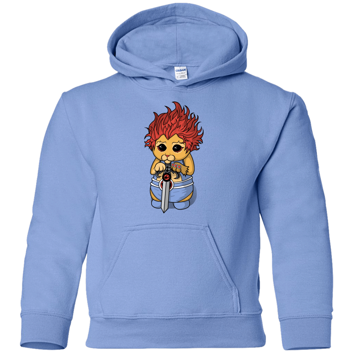 Sweatshirts Carolina Blue / YS Thunder Kitty Youth Hoodie