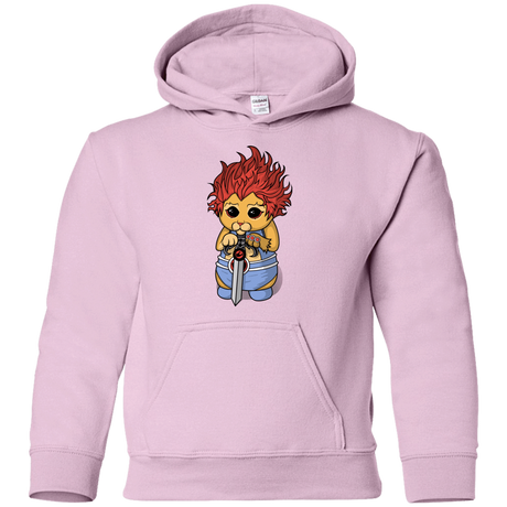 Sweatshirts Light Pink / YS Thunder Kitty Youth Hoodie
