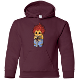 Sweatshirts Maroon / YS Thunder Kitty Youth Hoodie
