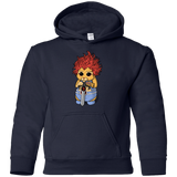 Sweatshirts Navy / YS Thunder Kitty Youth Hoodie