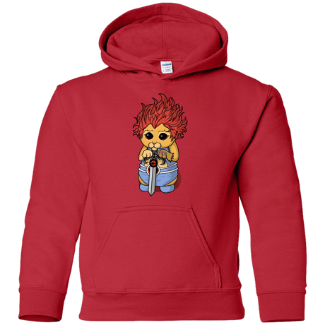Sweatshirts Red / YS Thunder Kitty Youth Hoodie