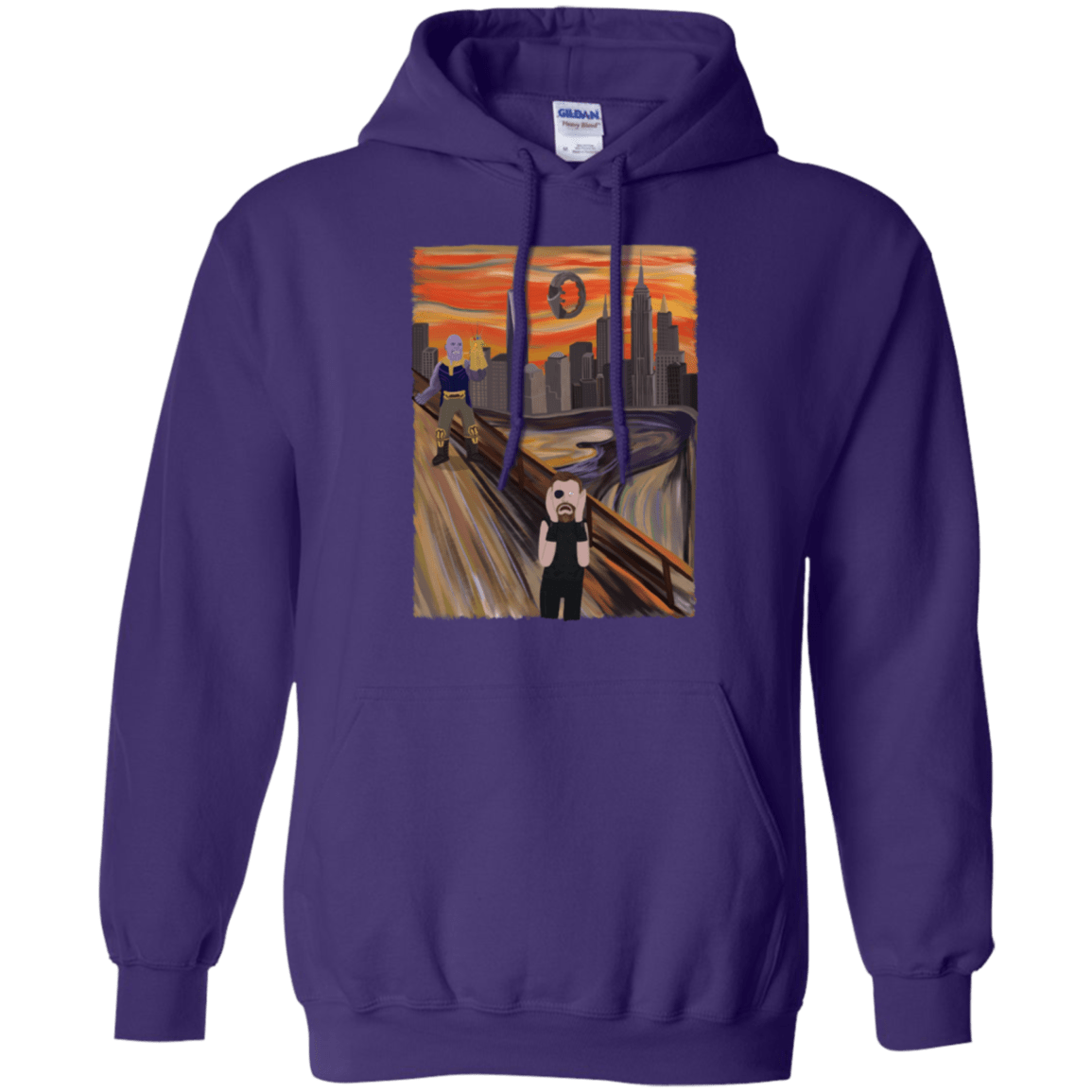 Sweatshirts Purple / S Thunder Scream Pullover Hoodie