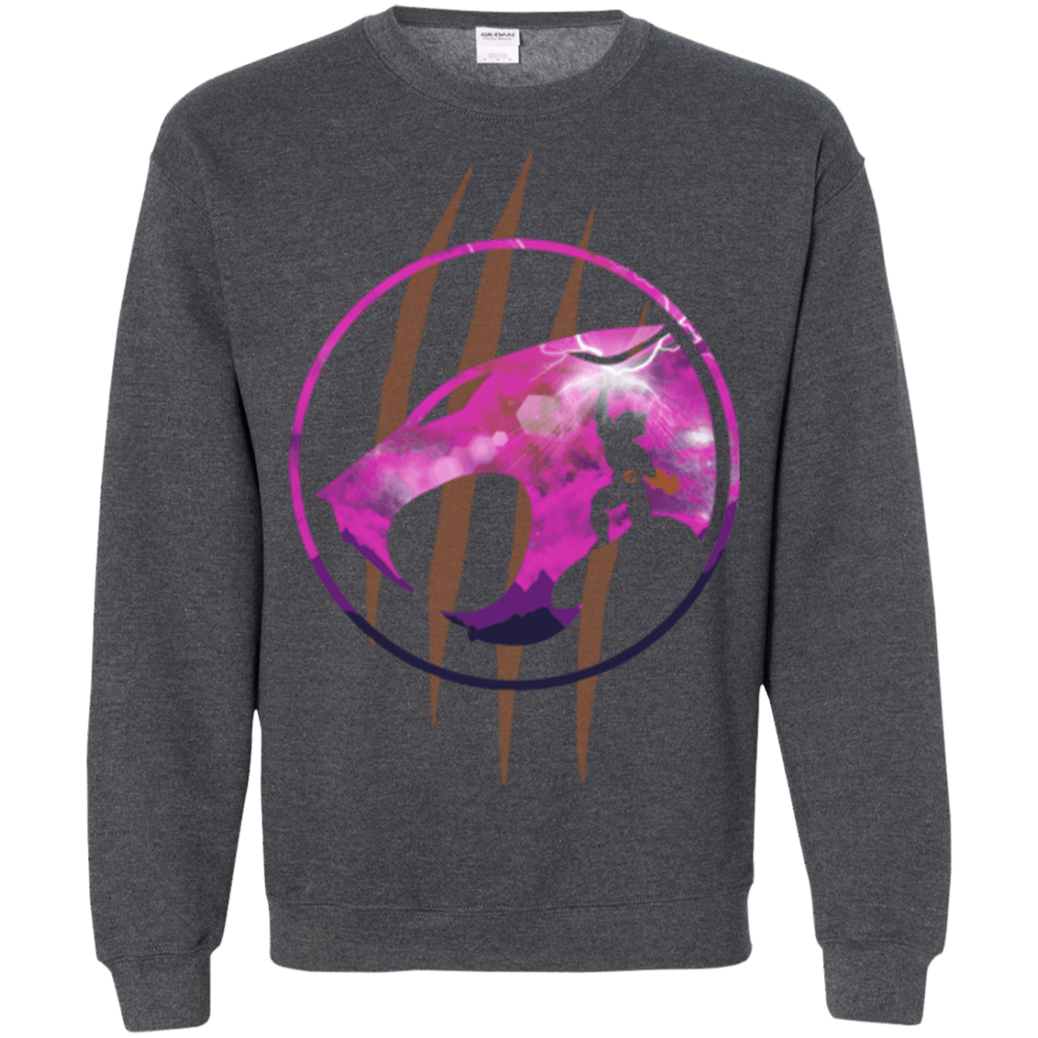 Sweatshirts Dark Heather / Small Thunder, Thunder, Thunder Crewneck Sweatshirt