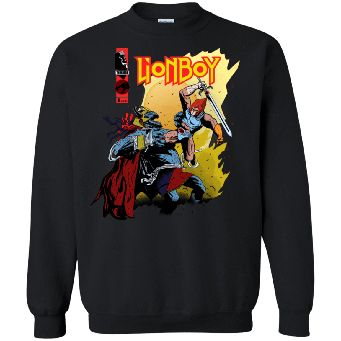 Sweatshirts Black / S Thunderboy Crewneck Sweatshirt