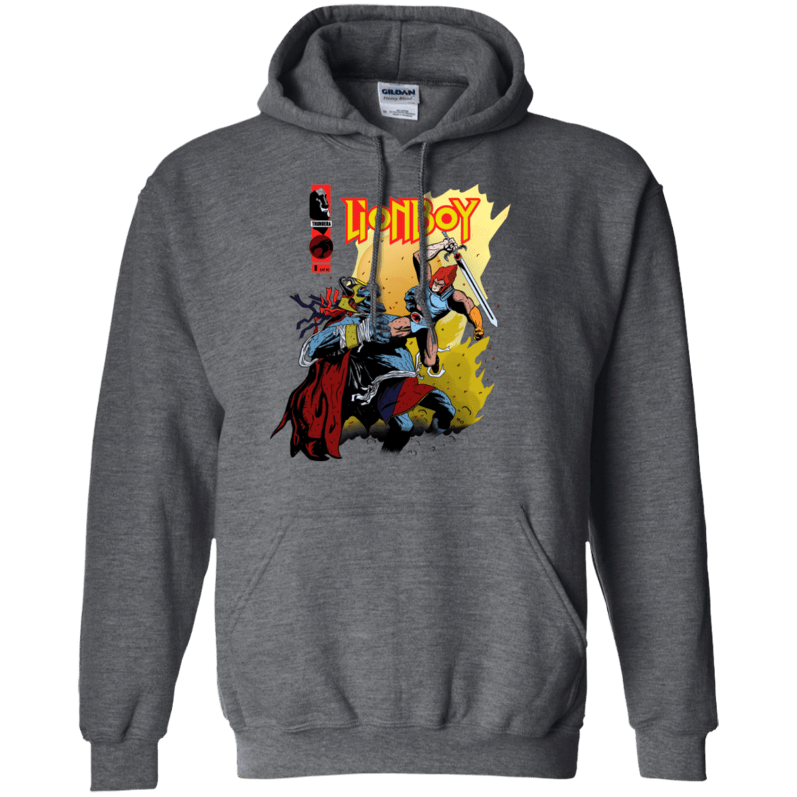 Sweatshirts Dark Heather / S Thunderboy Pullover Hoodie