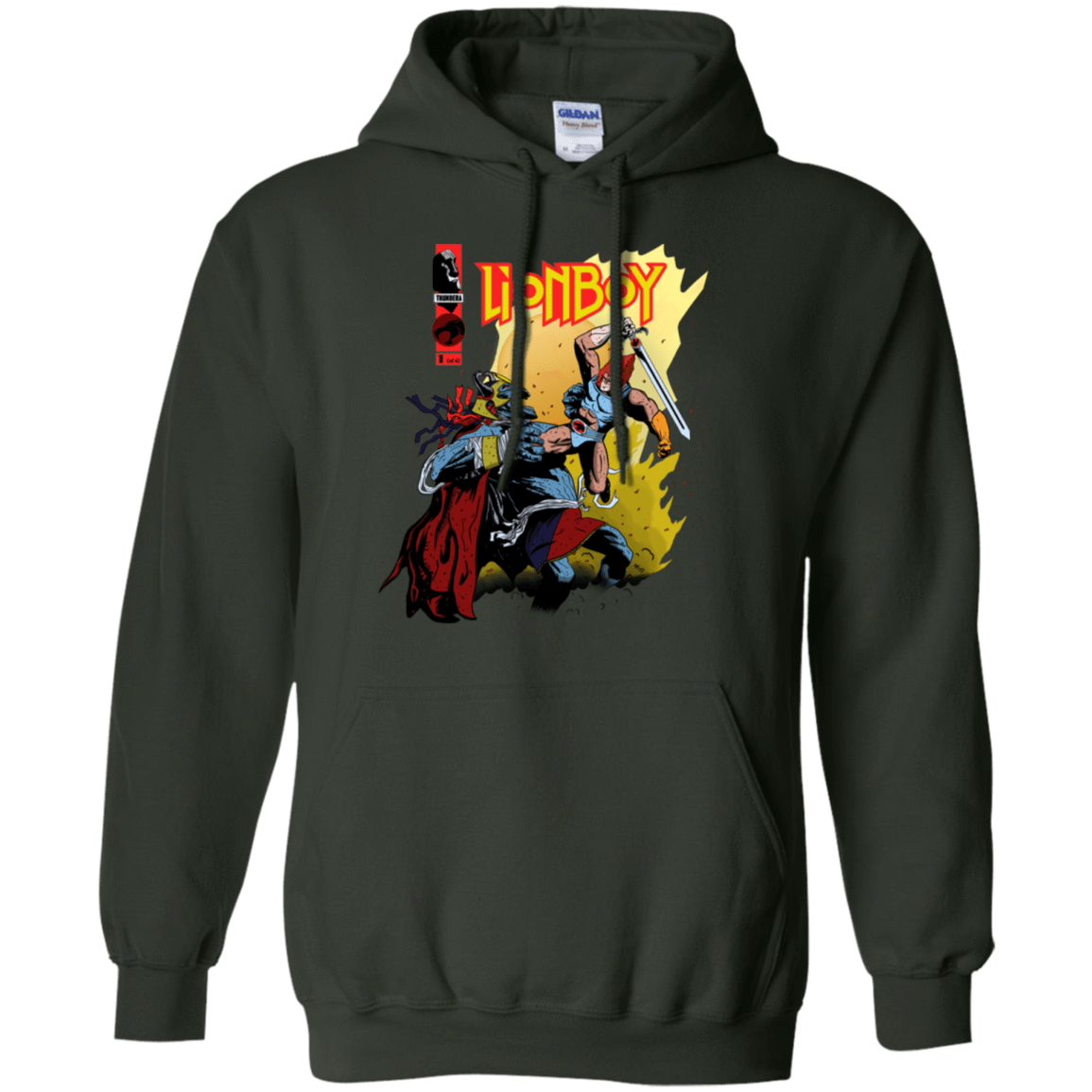 Sweatshirts Forest Green / S Thunderboy Pullover Hoodie