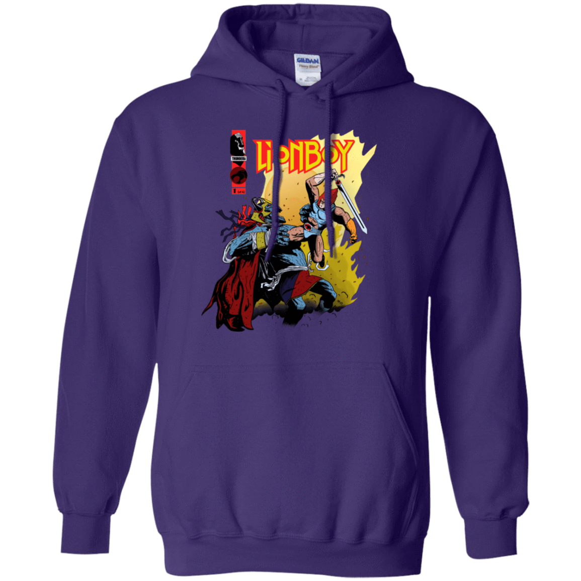 Sweatshirts Purple / S Thunderboy Pullover Hoodie