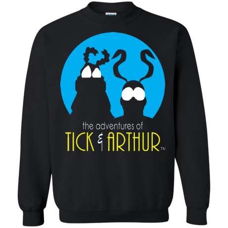 Sweatshirts Black / Small Tick and Arthur Crewneck Sweatshirt