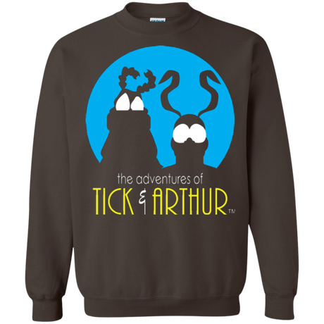 Sweatshirts Dark Chocolate / Small Tick and Arthur Crewneck Sweatshirt