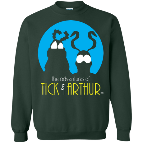 Sweatshirts Forest Green / Small Tick and Arthur Crewneck Sweatshirt