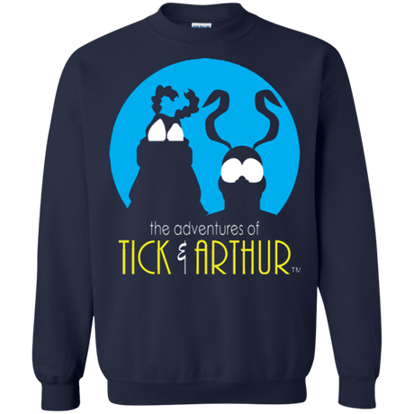 Sweatshirts Navy / Small Tick and Arthur Crewneck Sweatshirt