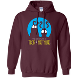 Sweatshirts Maroon / Small Tick and Arthur Pullover Hoodie